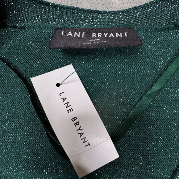 Lane Bryant BRAND‎ NEW Open Lite Cardigan Size 26/28 Green - Picture 6 of 8
